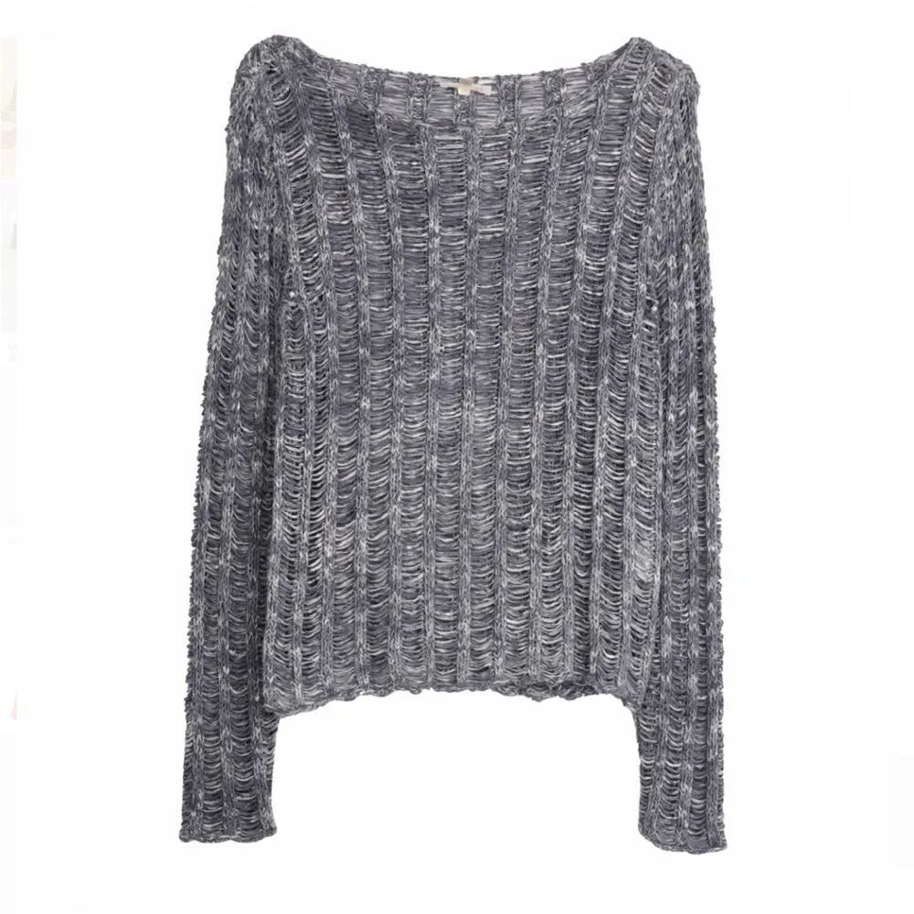 Eileen Fisher Cotton Wonder Ladder Pullover Small
